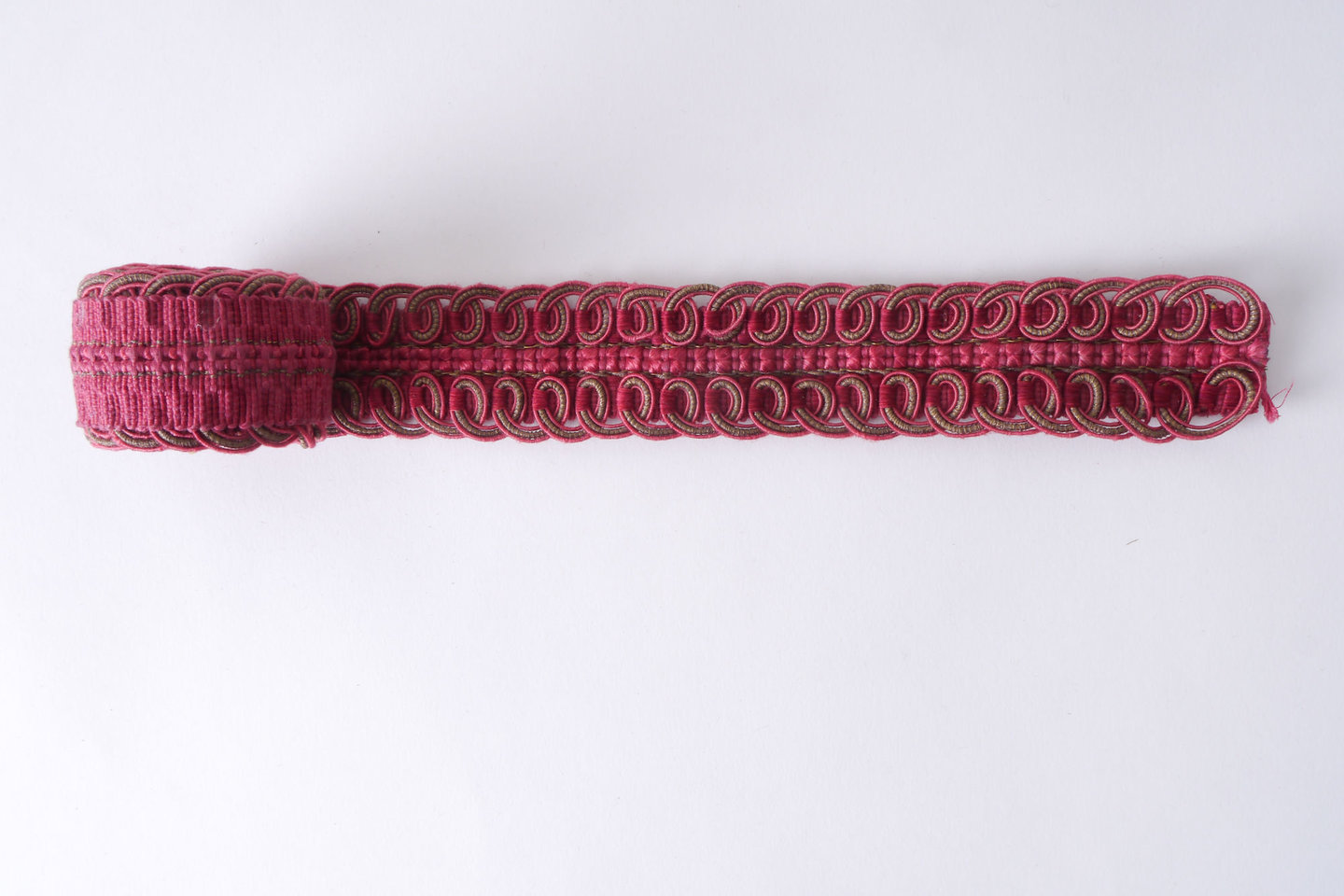 Galon of boord als onderdeel voor het vervaardigen van passement