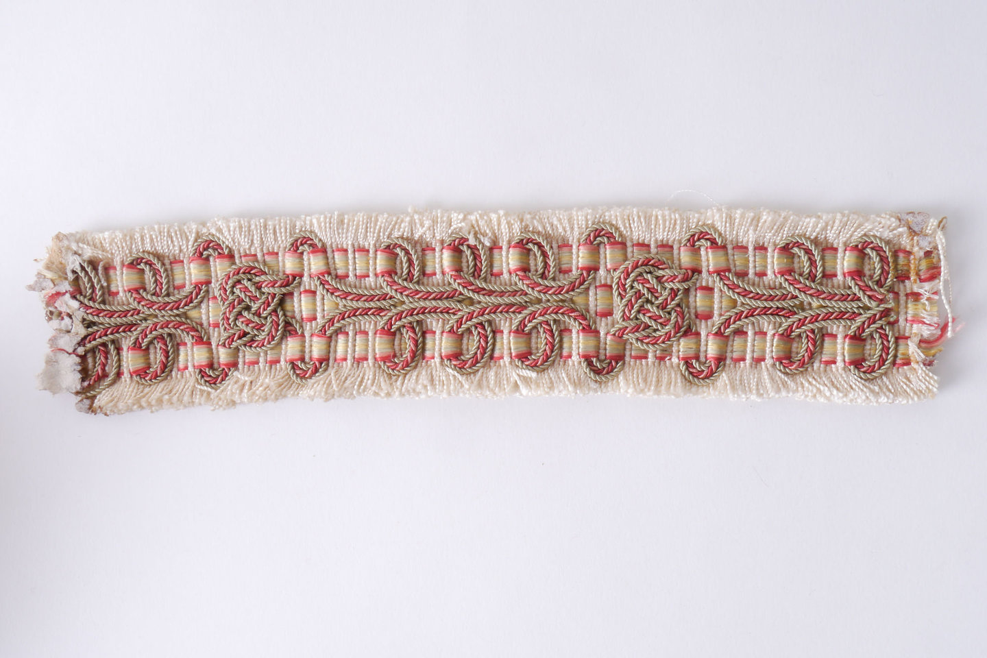 Galon of boord als onderdeel voor het vervaardigen van passement