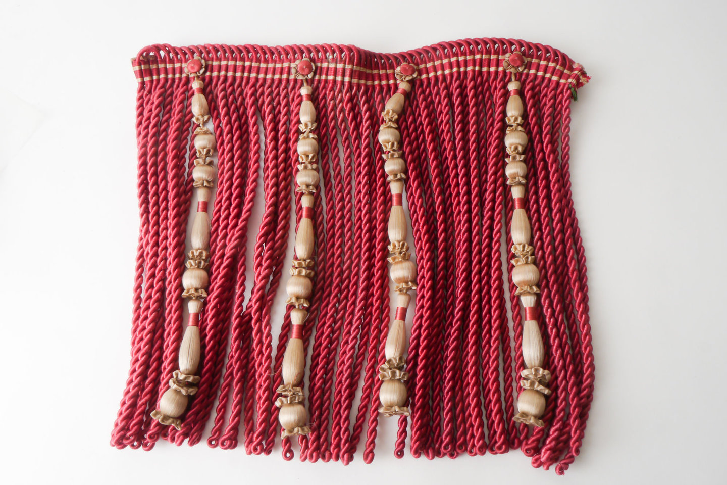 Frange als onderdeel voor het vervaardigen van passement