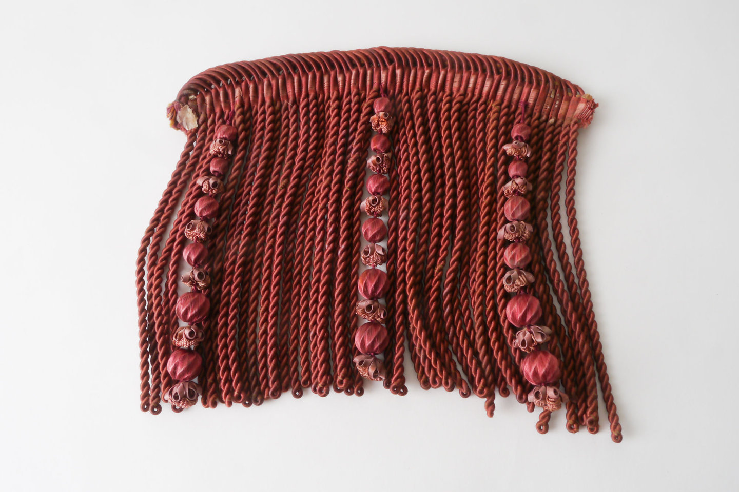 Frange als onderdeel voor het vervaardigen van passement