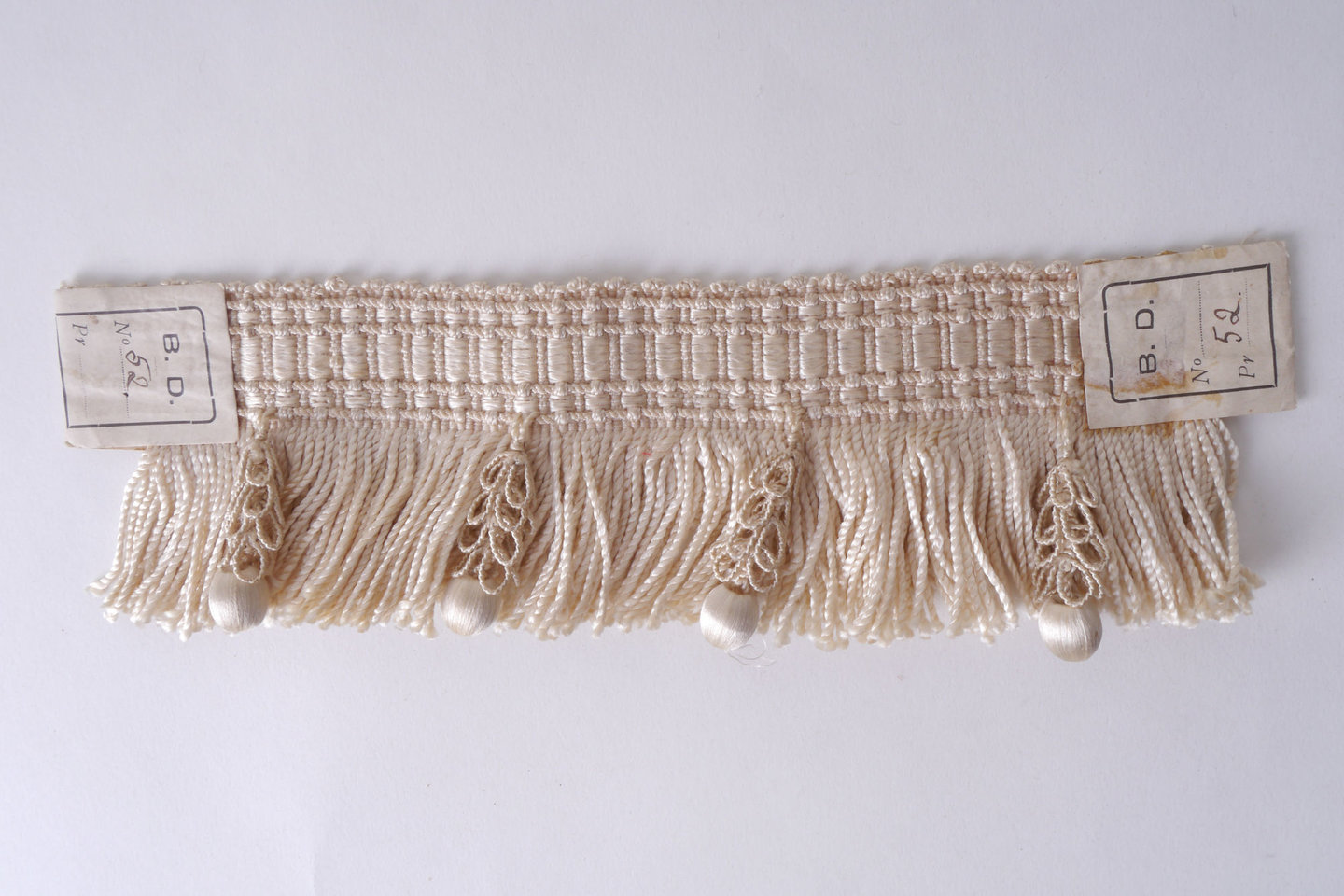 Effilé als onderdeel voor het vervaardigen van passement