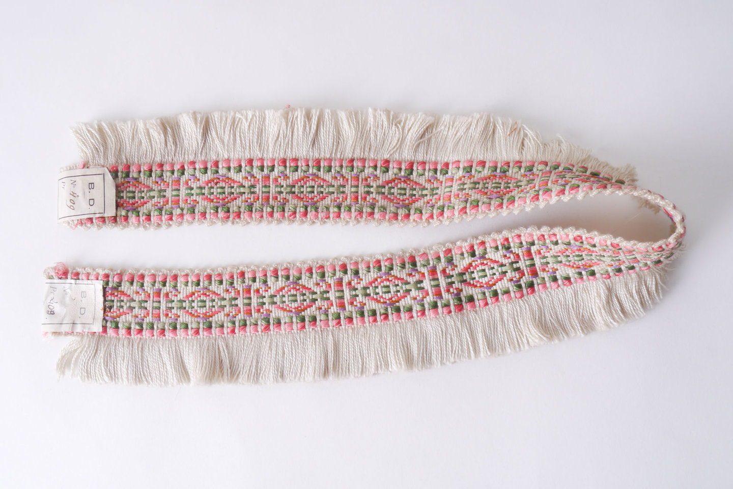 Effilé als onderdeel voor het vervaardigen van passement