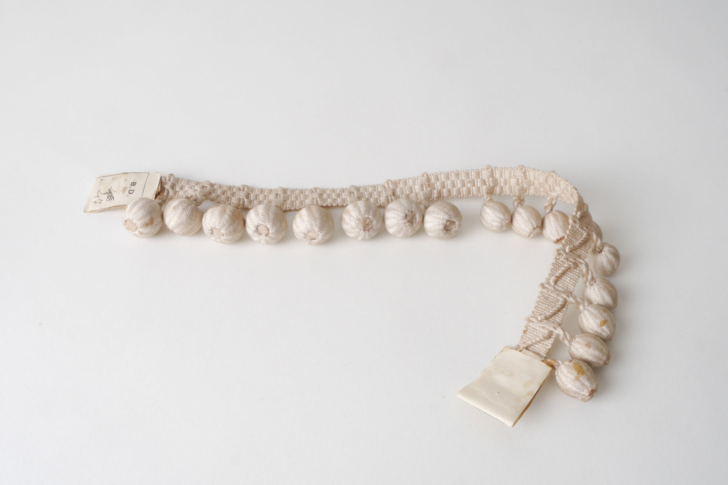 Frange als onderdeel voor het vervaardigen van passement