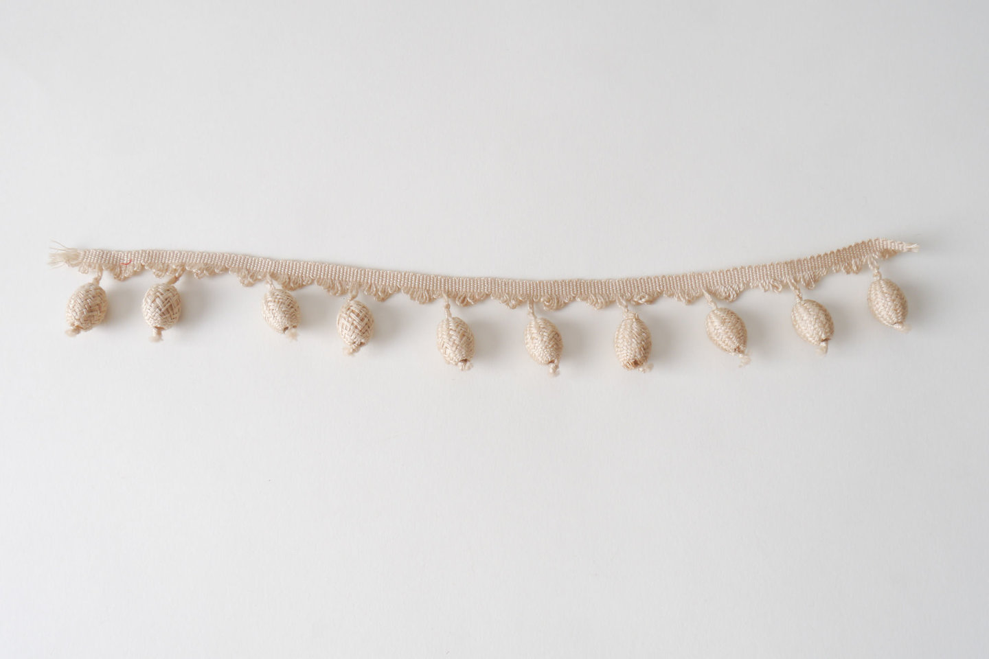 Frange als onderdeel voor het vervaardigen van passement