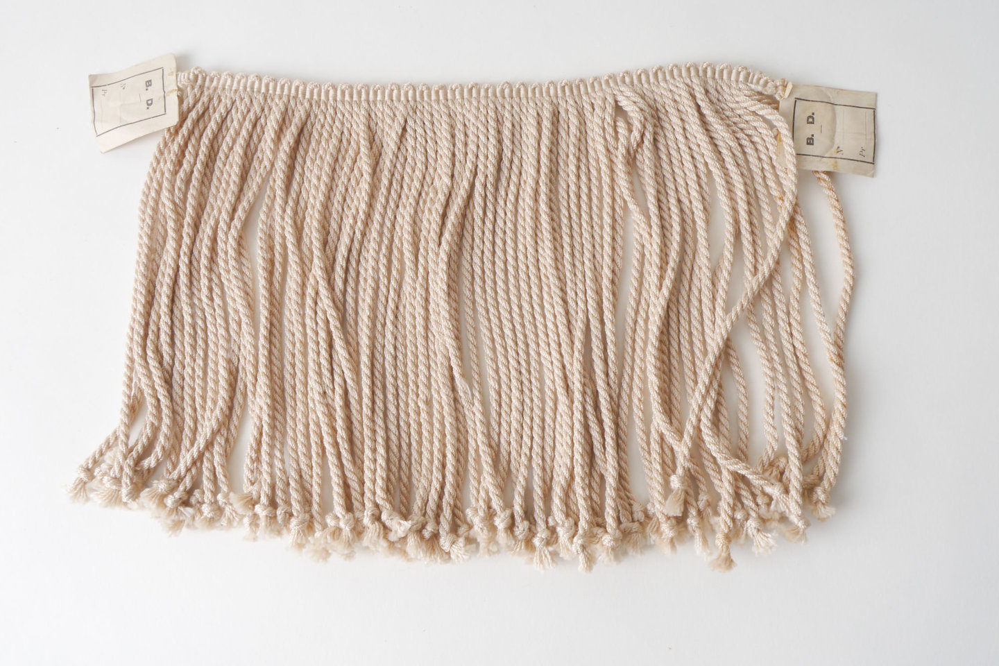 Frange als onderdeel voor het vervaardigen van passement