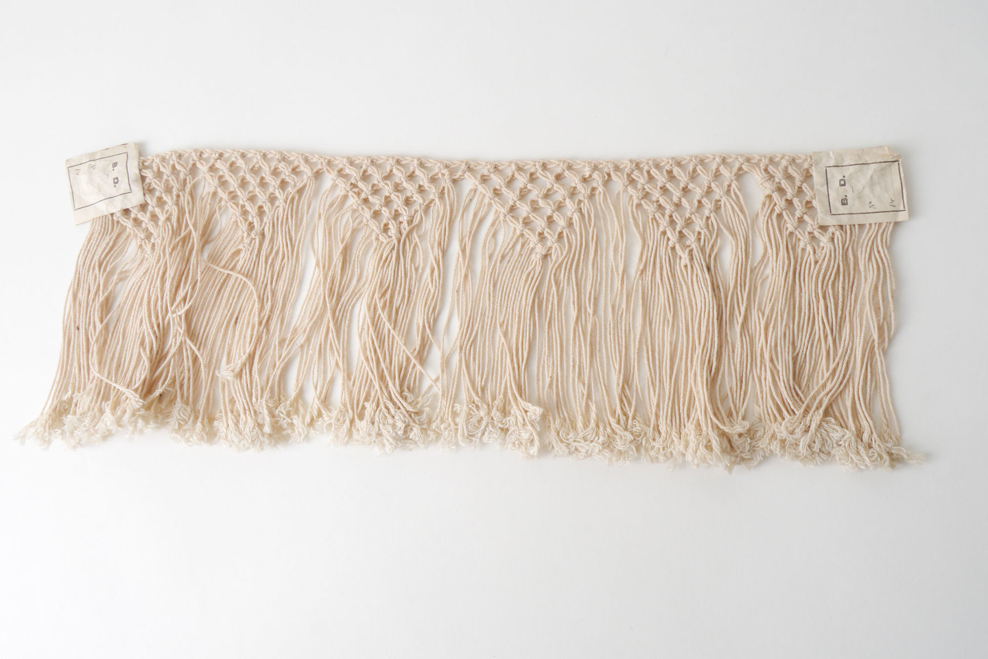 Frange als onderdeel voor het vervaardigen van passement