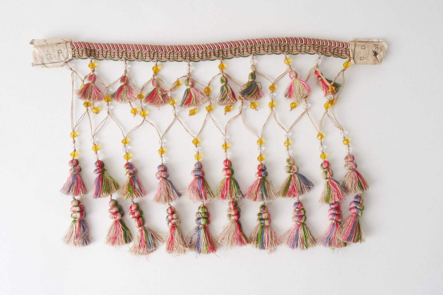 Frange als onderdeel voor het vervaardigen van passement