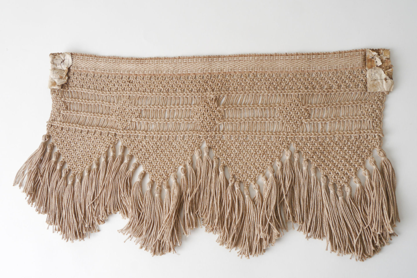 Frange als onderdeel voor het vervaardigen van passement