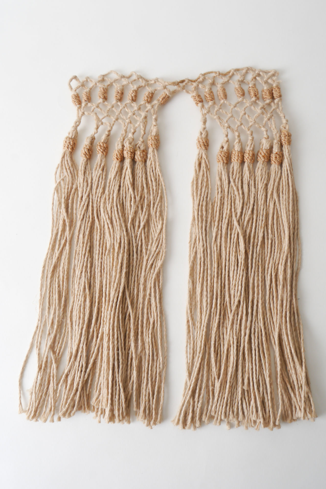 Frange als onderdeel voor het vervaardigen van passement