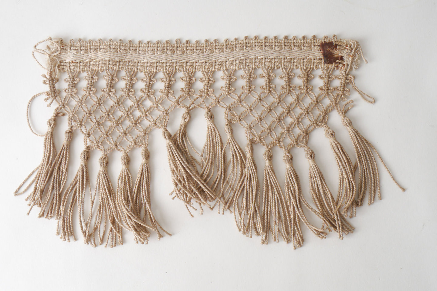 Frange als onderdeel voor het vervaardigen van passement