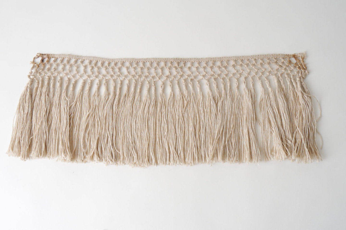 Frange als onderdeel voor het vervaardigen van passement