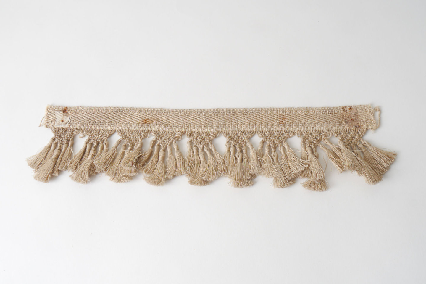 Frange als onderdeel voor het vervaardigen van passement