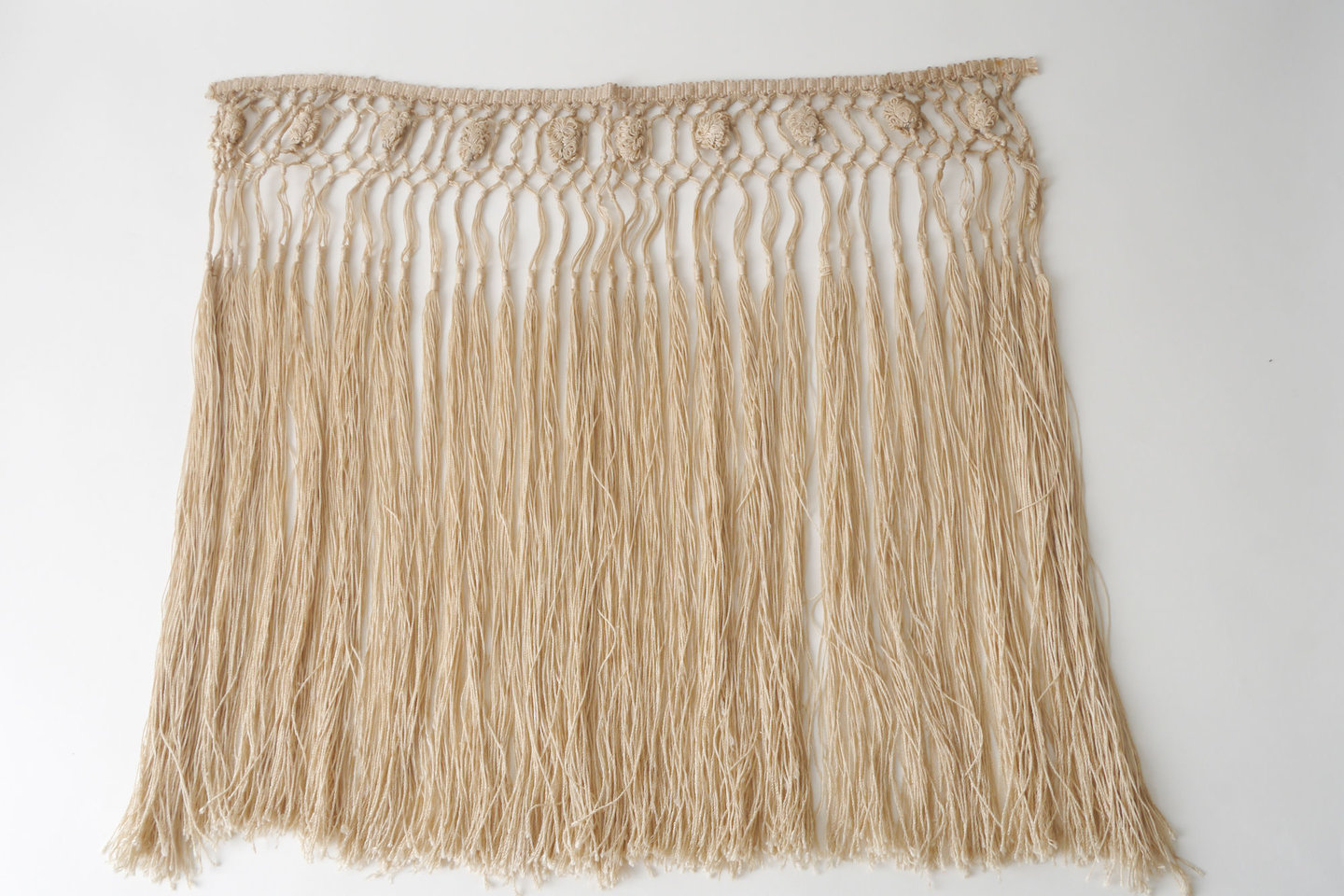 Frange als onderdeel voor het vervaardigen van passement