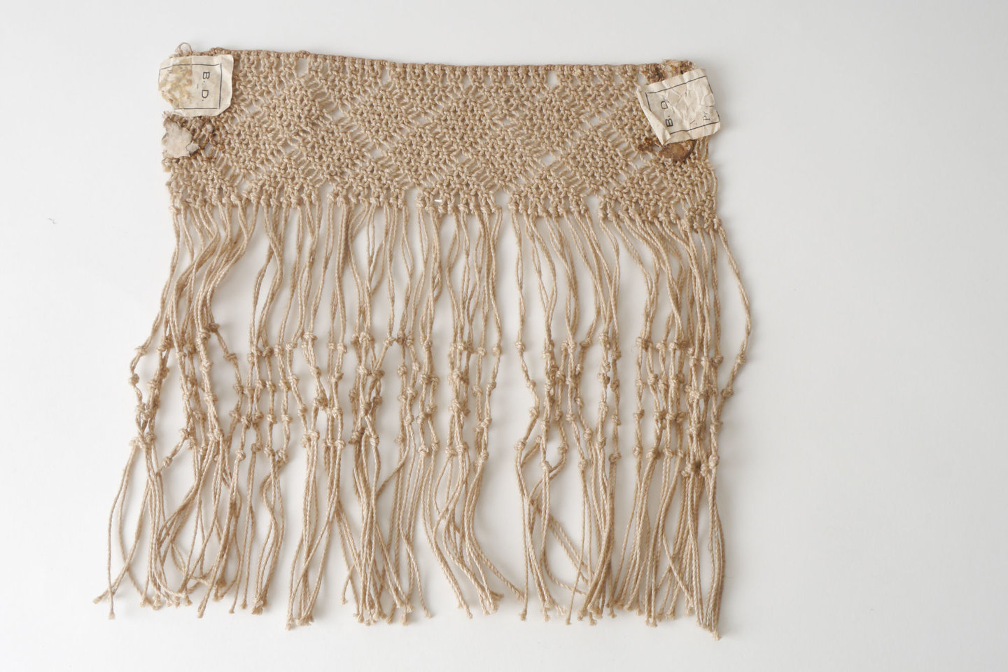 Frange als onderdeel voor het vervaardigen van passement