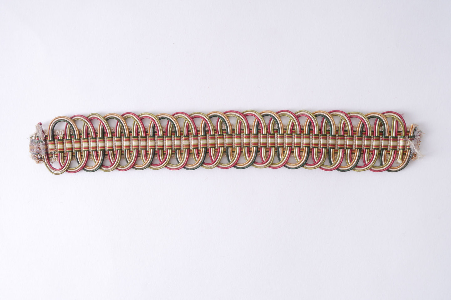 Crête als ornament voor het vervaardigen van passement