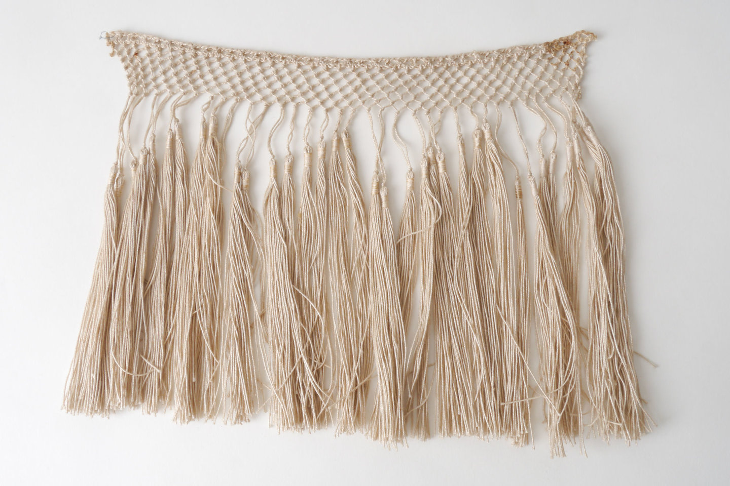 Frange als onderdeel voor het vervaardigen van passement