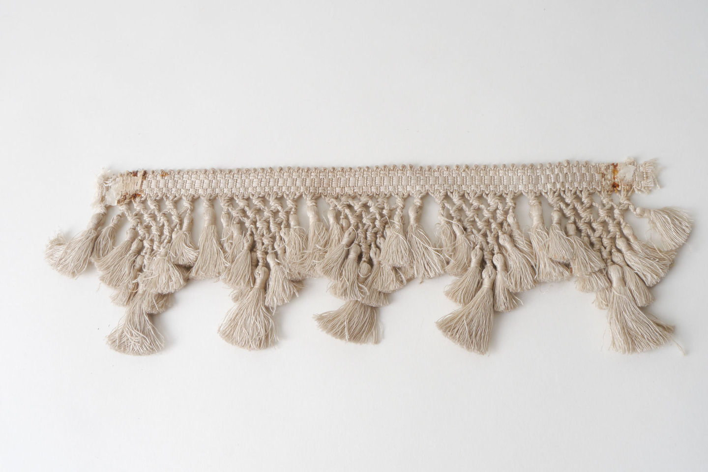 Frange als onderdeel voor het vervaardigen van passement