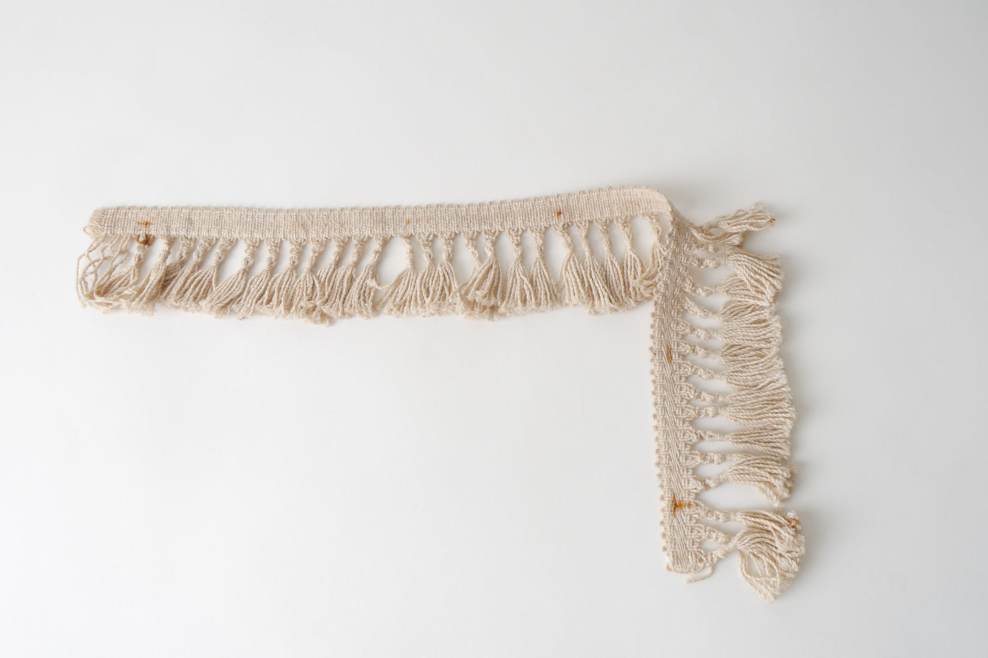 Frange als onderdeel voor het vervaardigen van passement