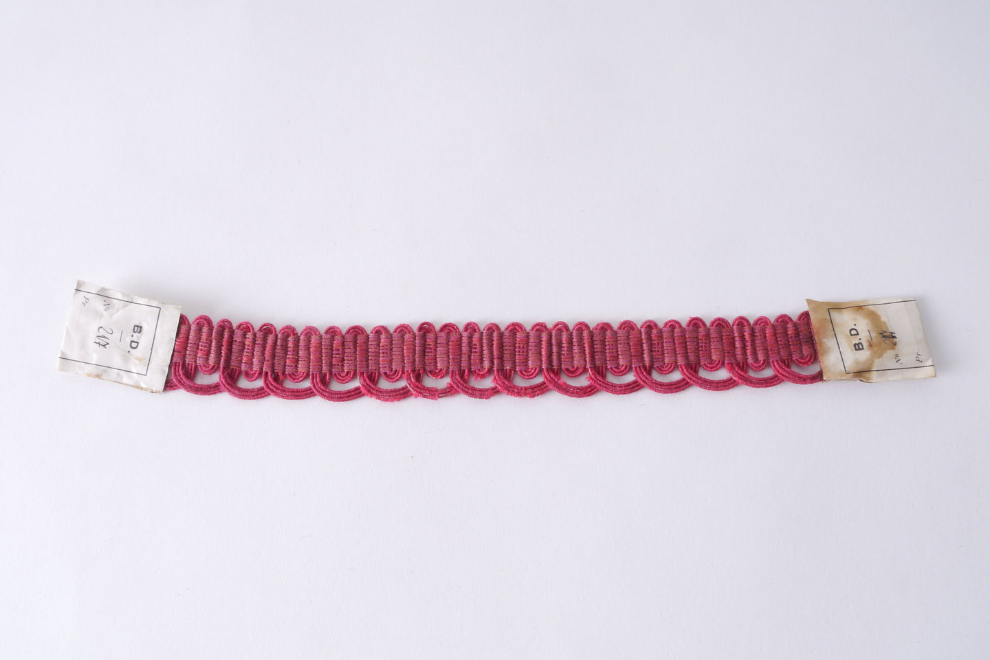 Crête als ornament voor het vervaardigen van passement