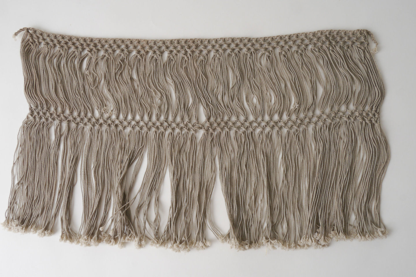 Frange als onderdeel voor het vervaardigen van passement