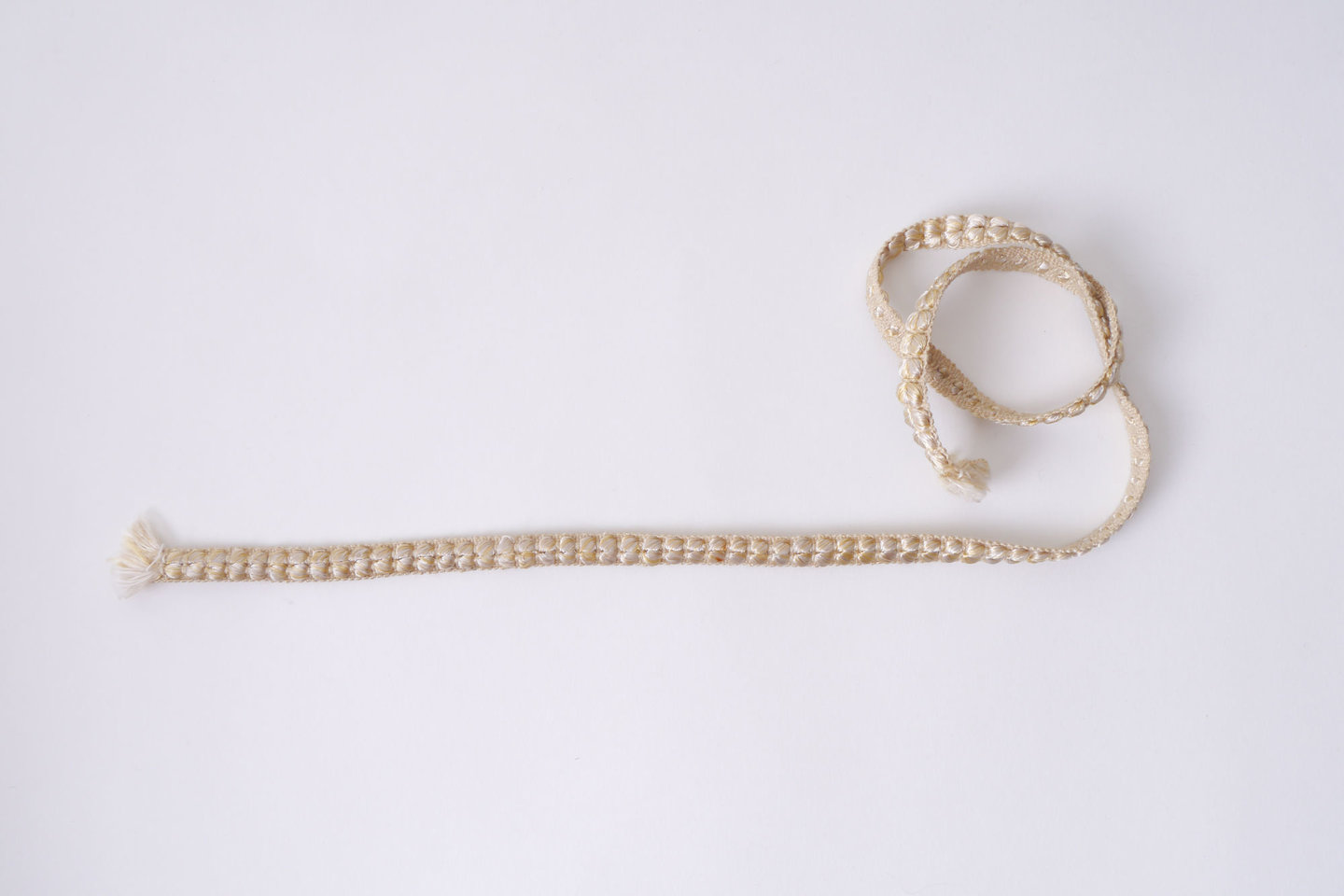 Galon of boord als onderdeel voor het vervaardigen van passement