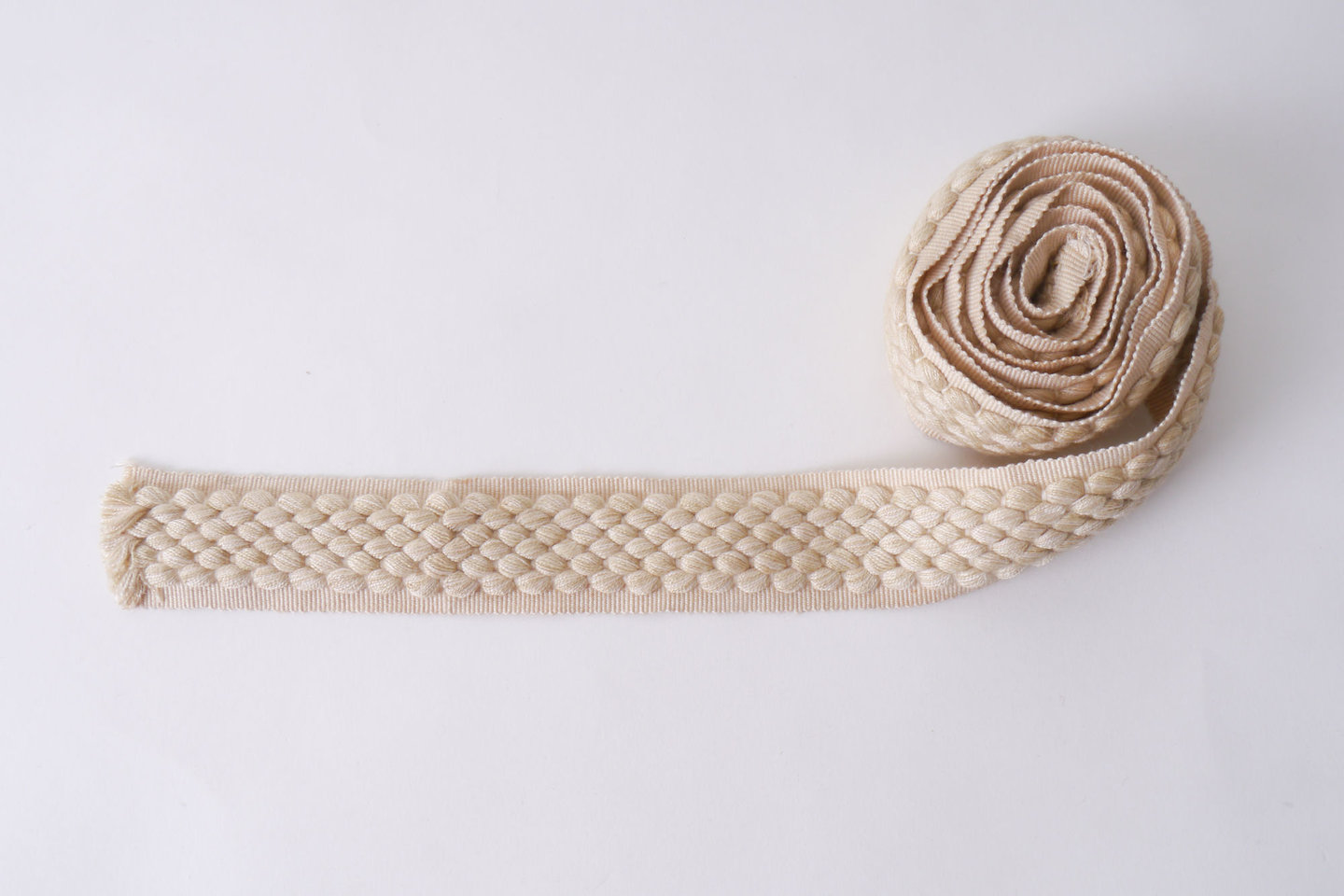 Galon of boord als onderdeel voor het vervaardigen van passement