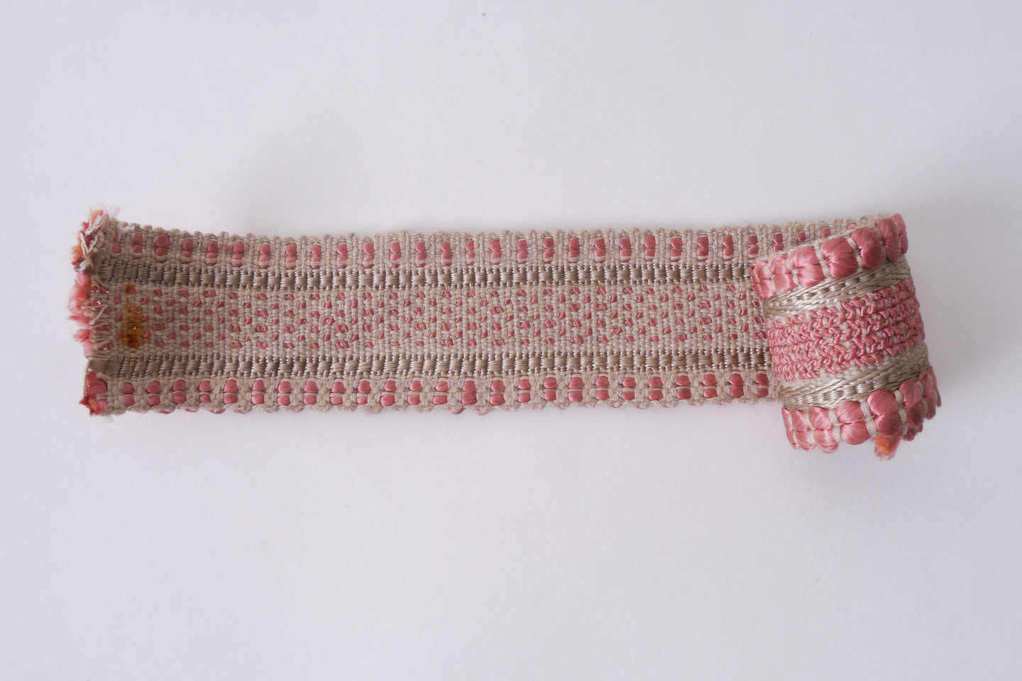 Galon of boord als onderdeel voor het vervaardigen van passement