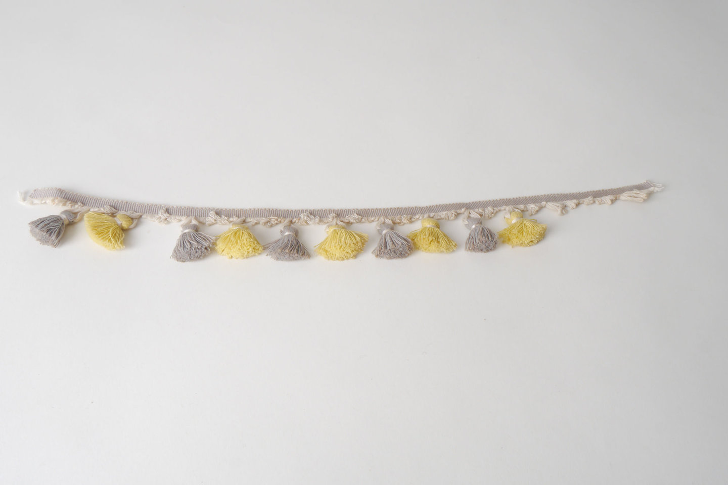 Frange als onderdeel voor het vervaardigen van passement