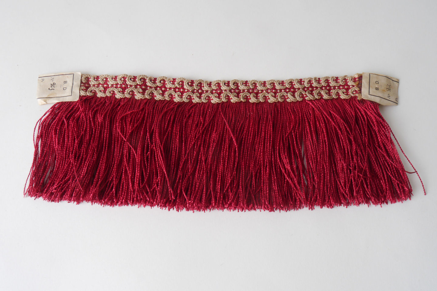 Effilé als onderdeel voor het vervaardigen van passement