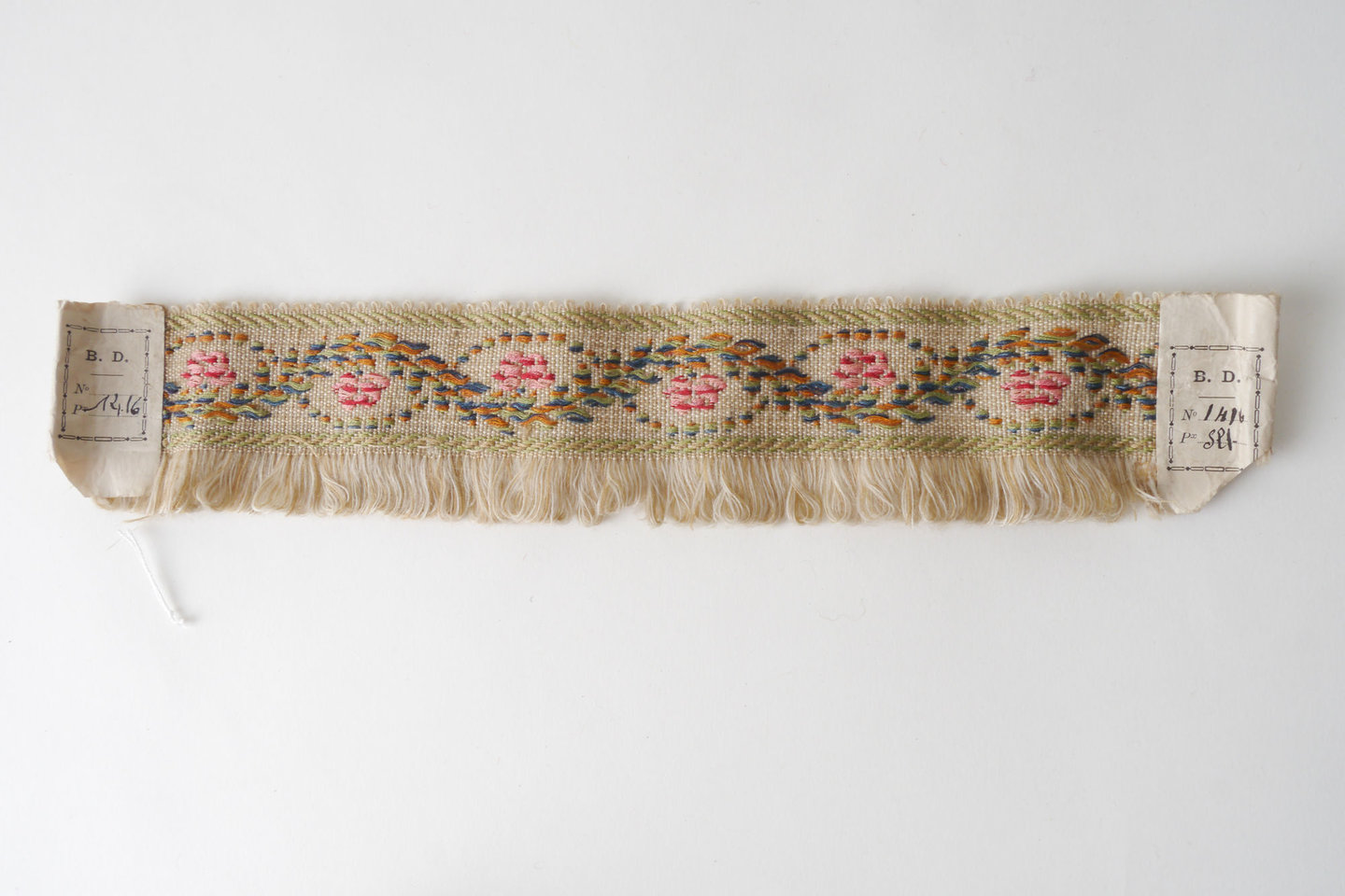 Effilé als onderdeel voor het vervaardigen van passement