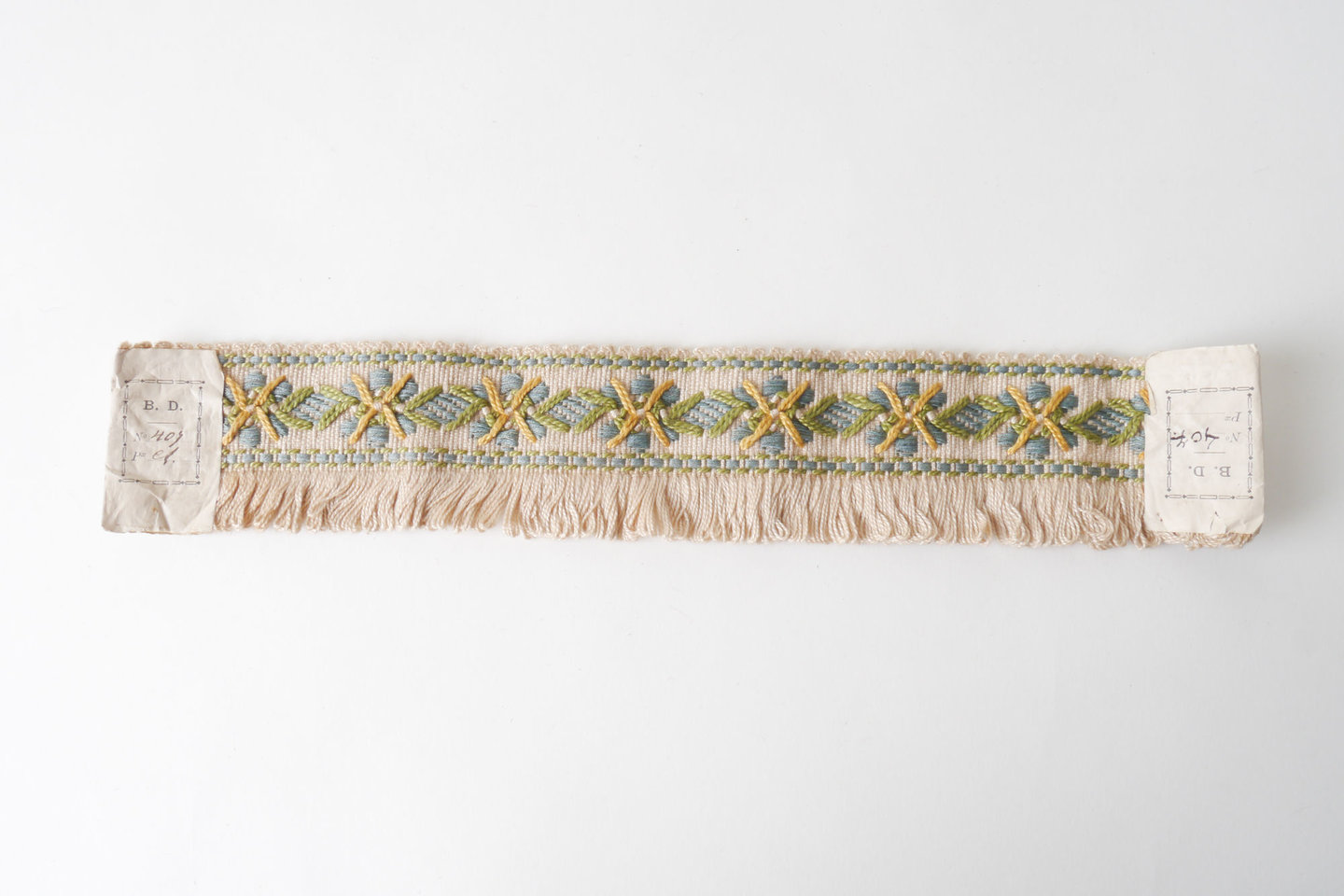 Effilé als onderdeel voor het vervaardigen van passement