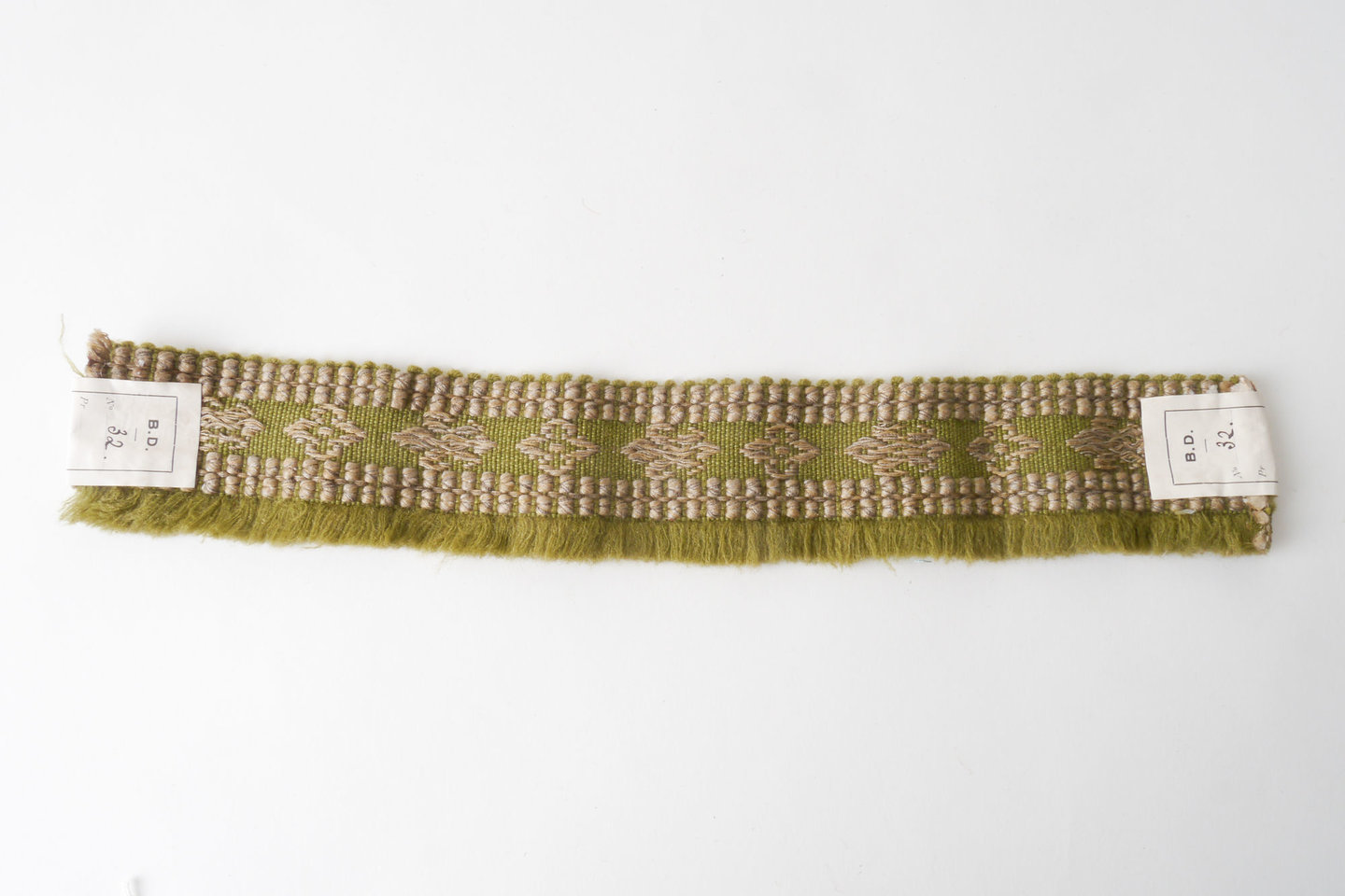 Effilé als onderdeel voor het vervaardigen van passement