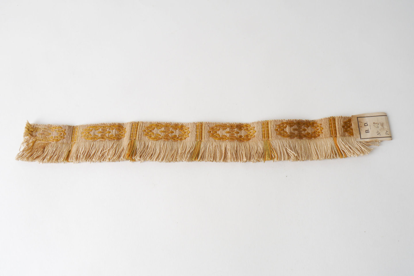 Effilé als onderdeel voor het vervaardigen van passement