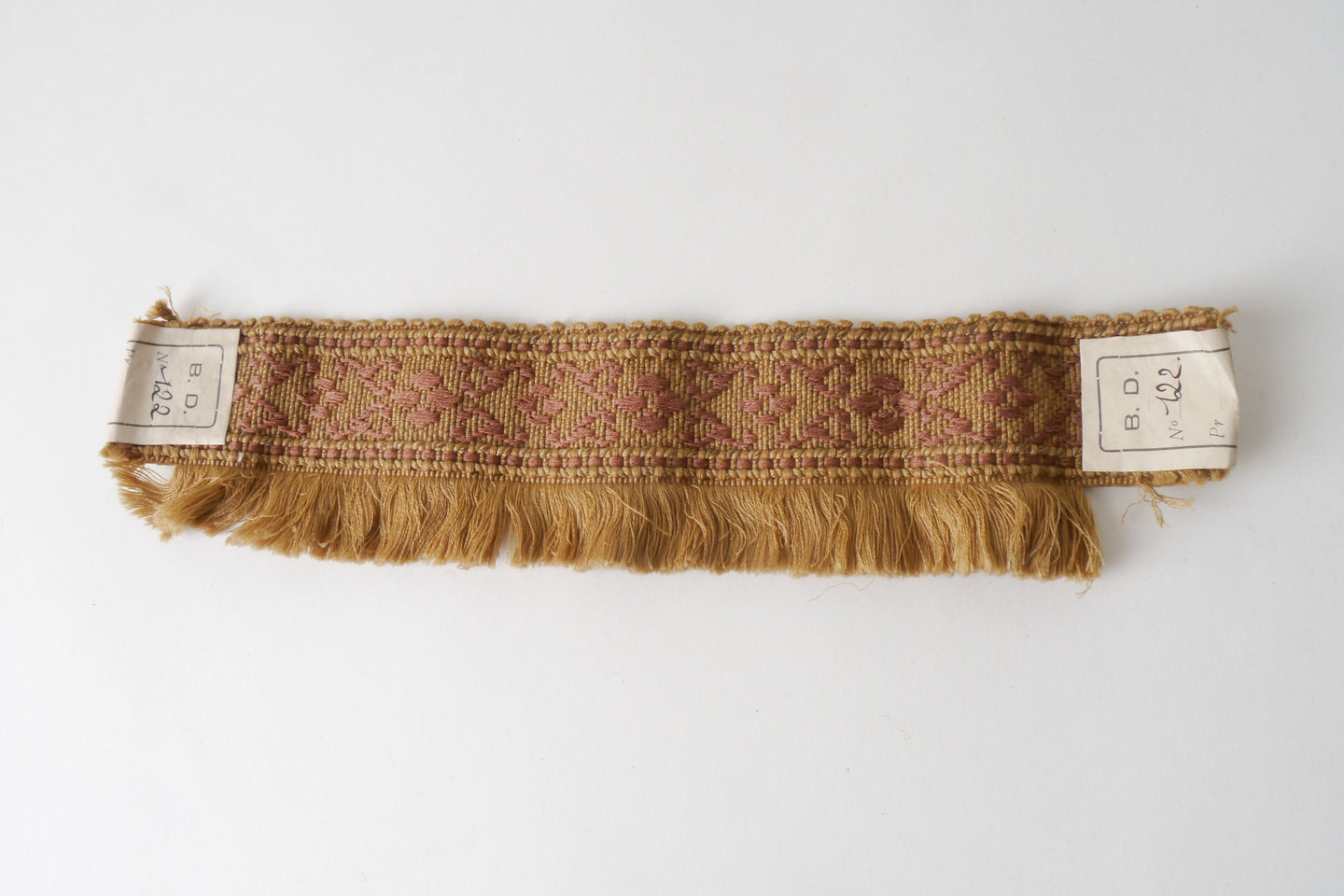 Effilé als onderdeel voor het vervaardigen van passement