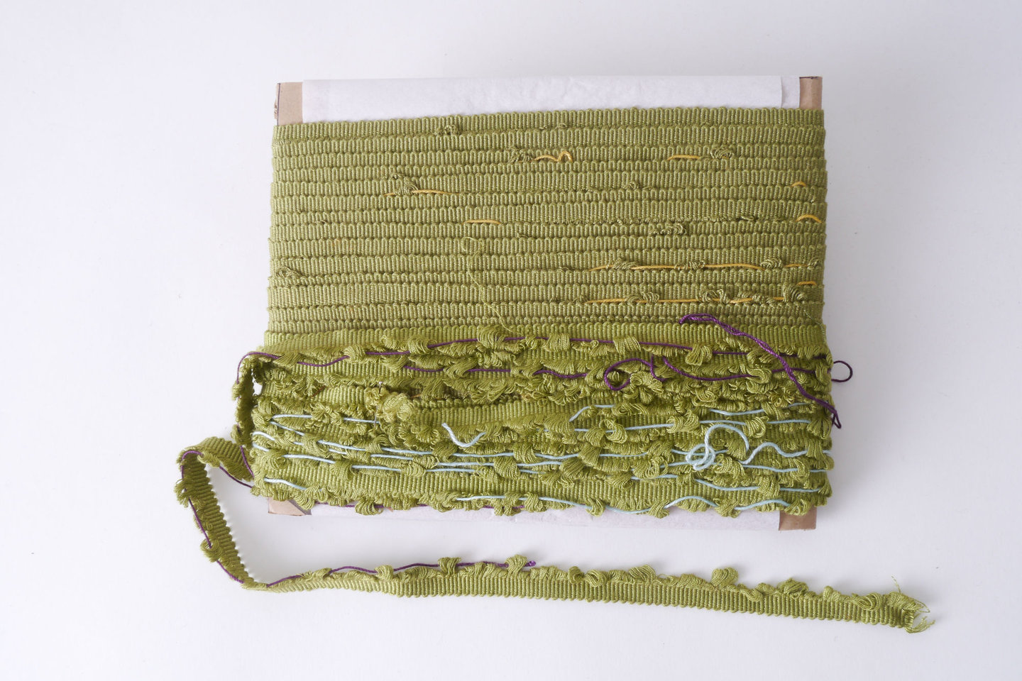 Galon of boord als onderdeel voor het vervaardigen van passement