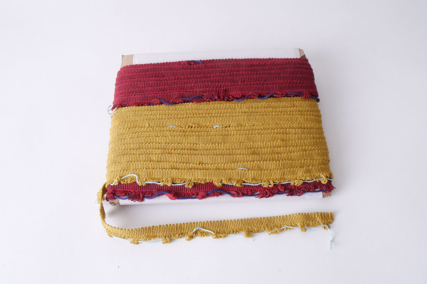 Galon of boord als onderdeel voor het vervaardigen van passement