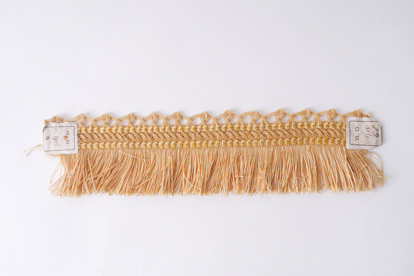 Effilé als onderdeel voor het vervaardigen van passement