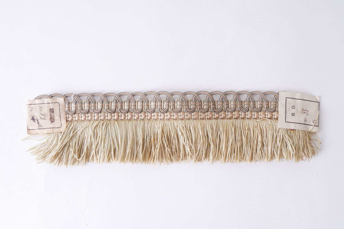 Effilé als onderdeel voor het vervaardigen van passement