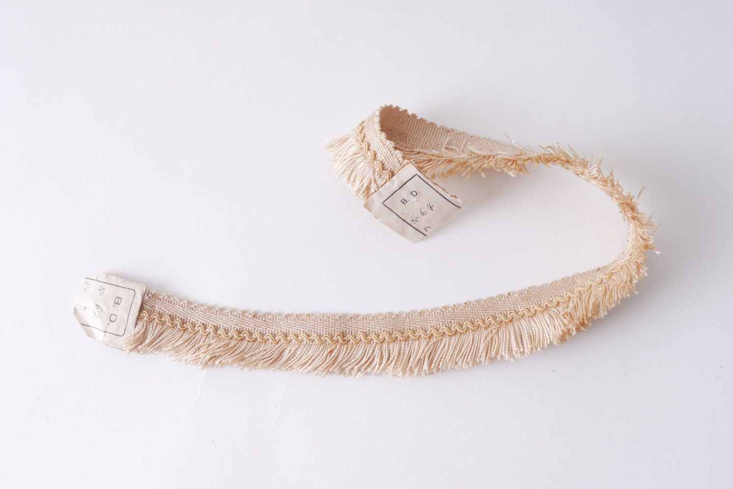 Effilé als onderdeel voor het vervaardigen van passement