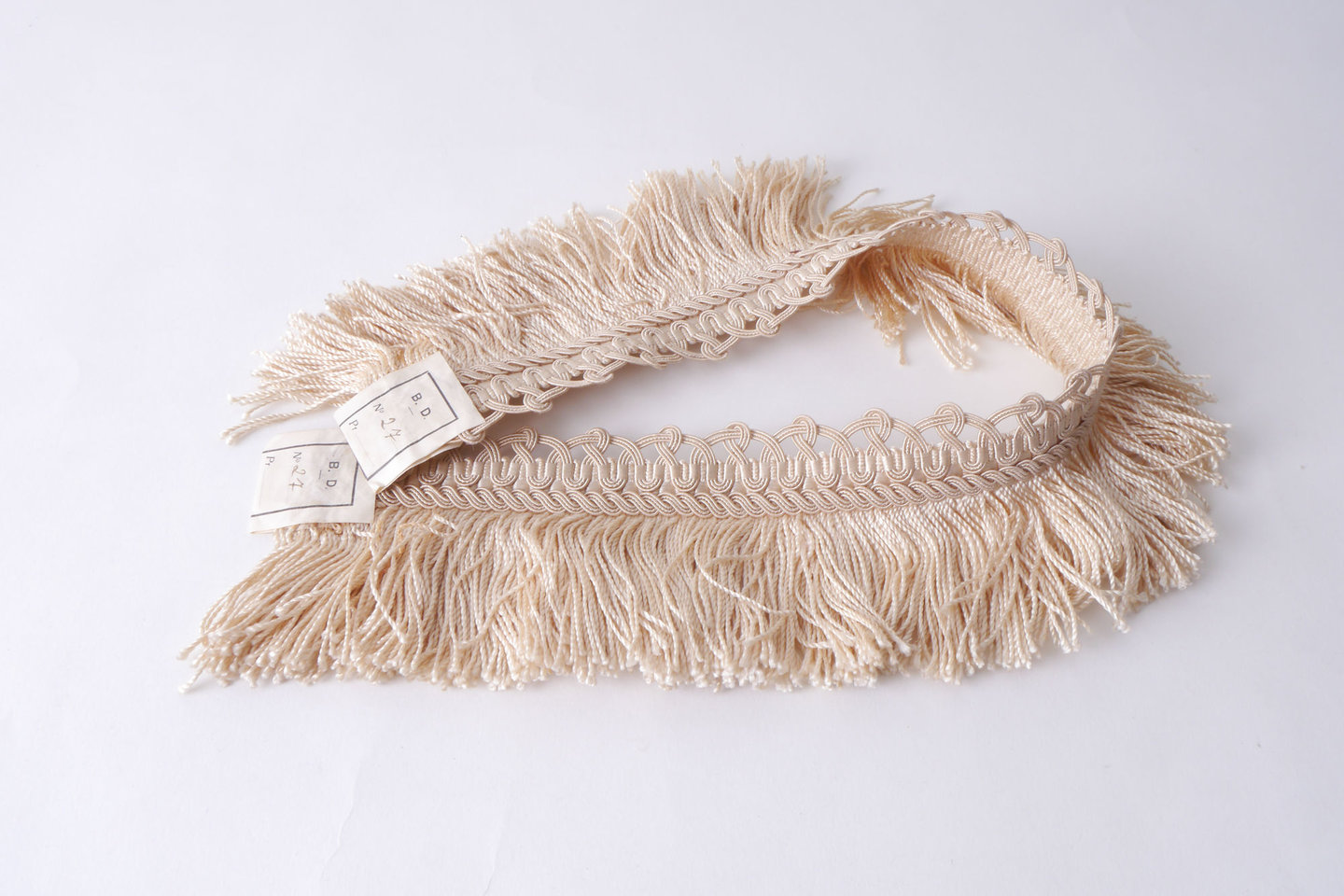 Effilé als onderdeel voor het vervaardigen van passement