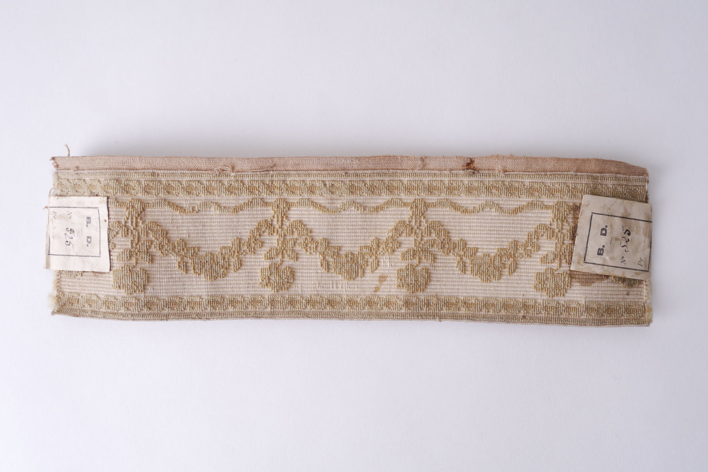 Galon of boord als onderdeel voor het vervaardigen van passement