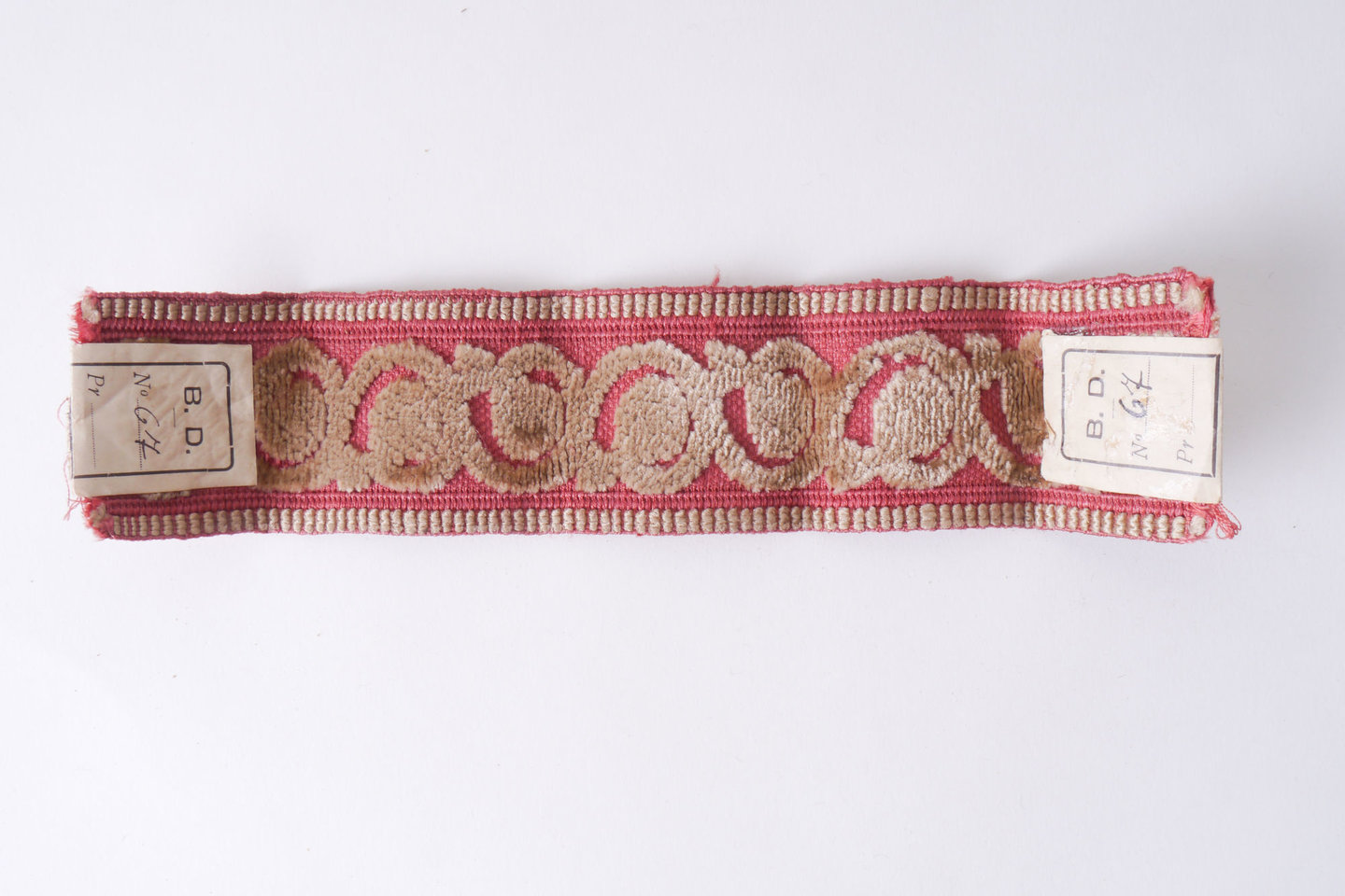 Galon of boord als onderdeel voor het vervaardigen van passement