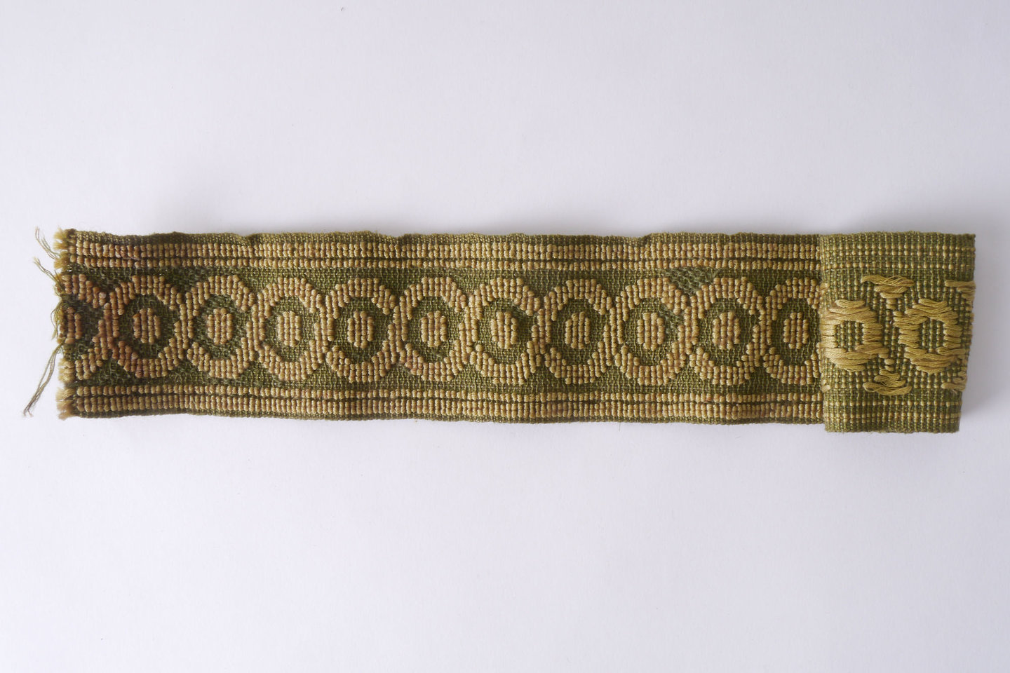 Galon of boord als onderdeel voor het vervaardigen van passement