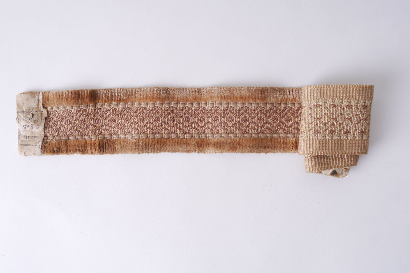 Galon of boord als onderdeel voor het vervaardigen van passement