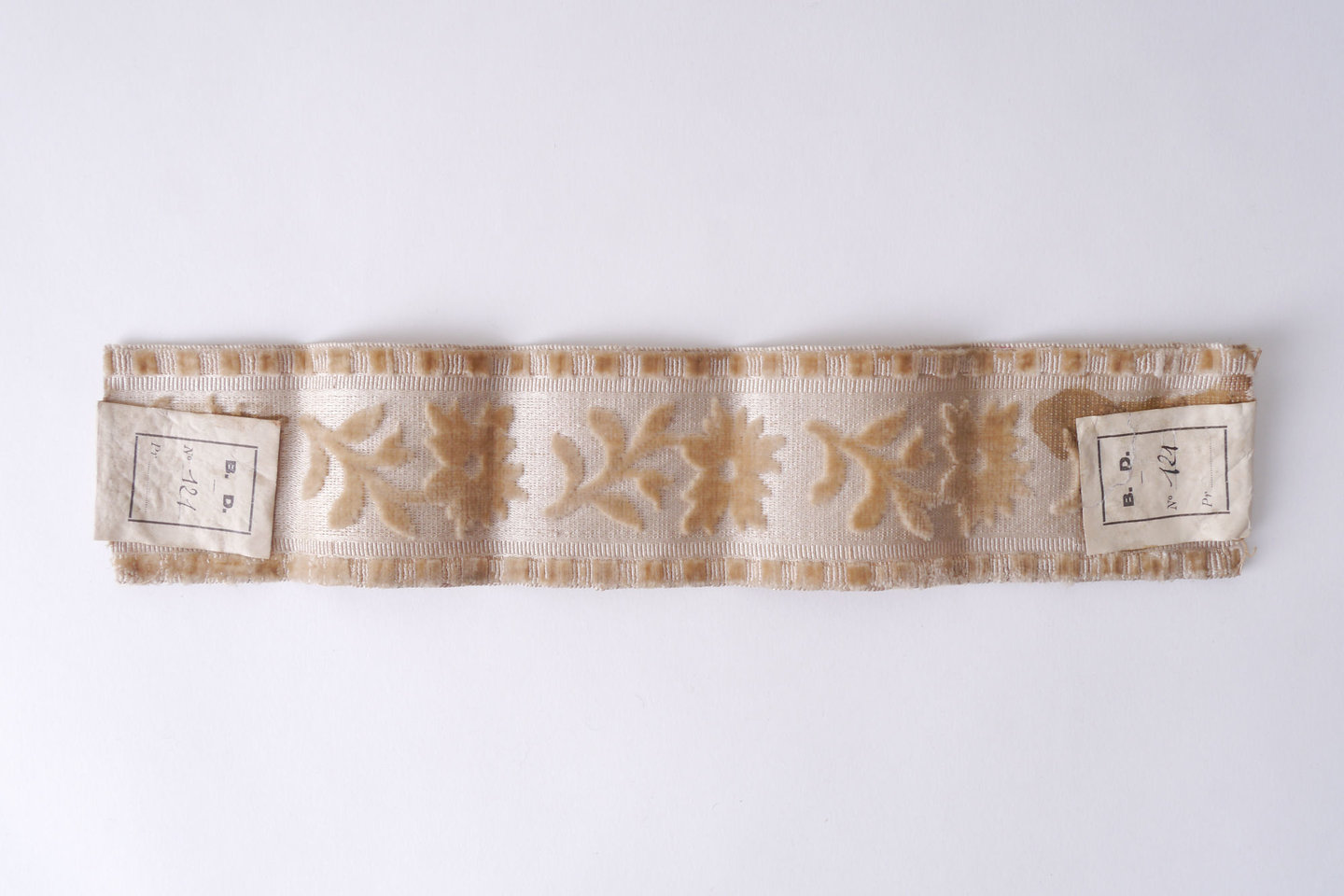 Galon of boord als onderdeel voor het vervaardigen van passement