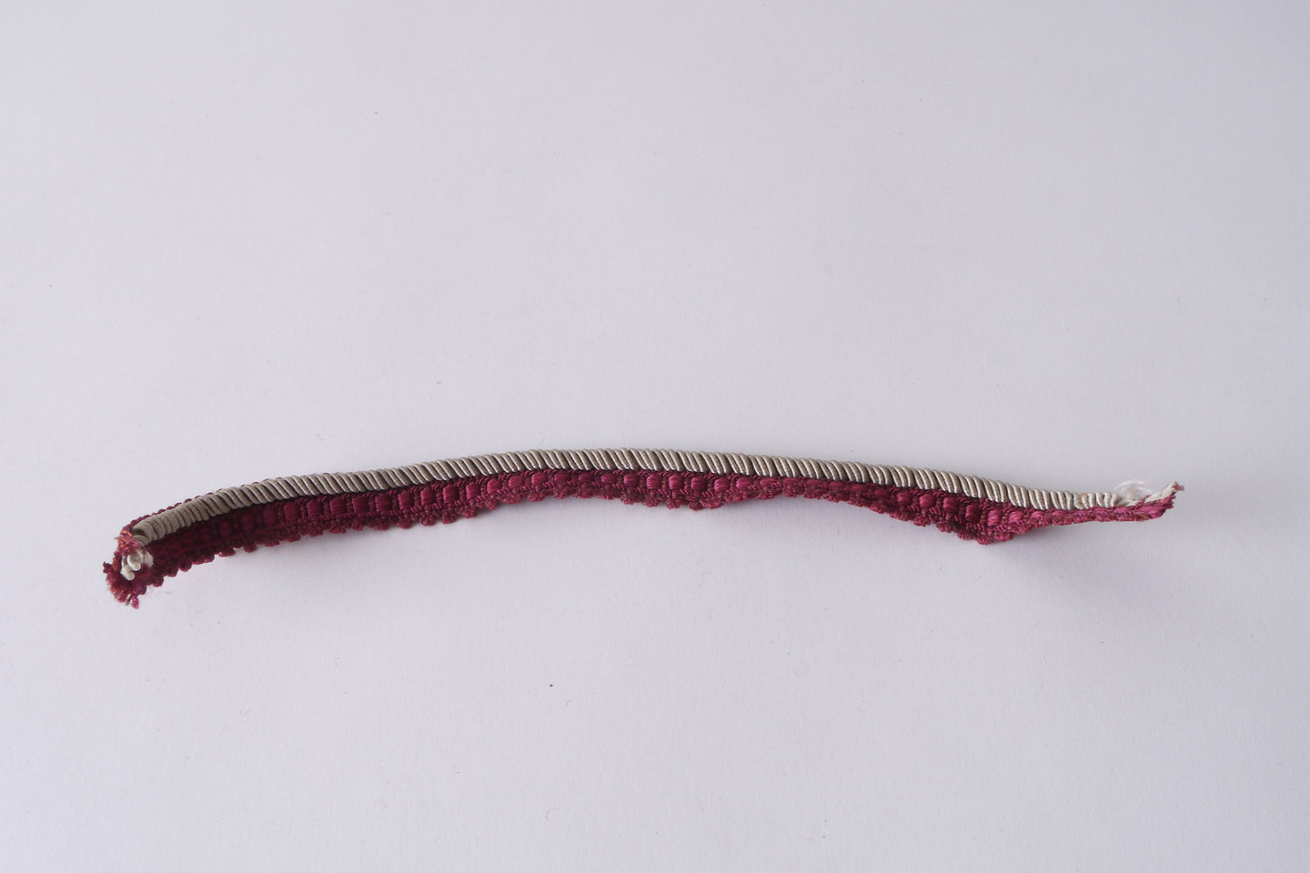 Galon of boord als onderdeel voor het vervaardigen van passement