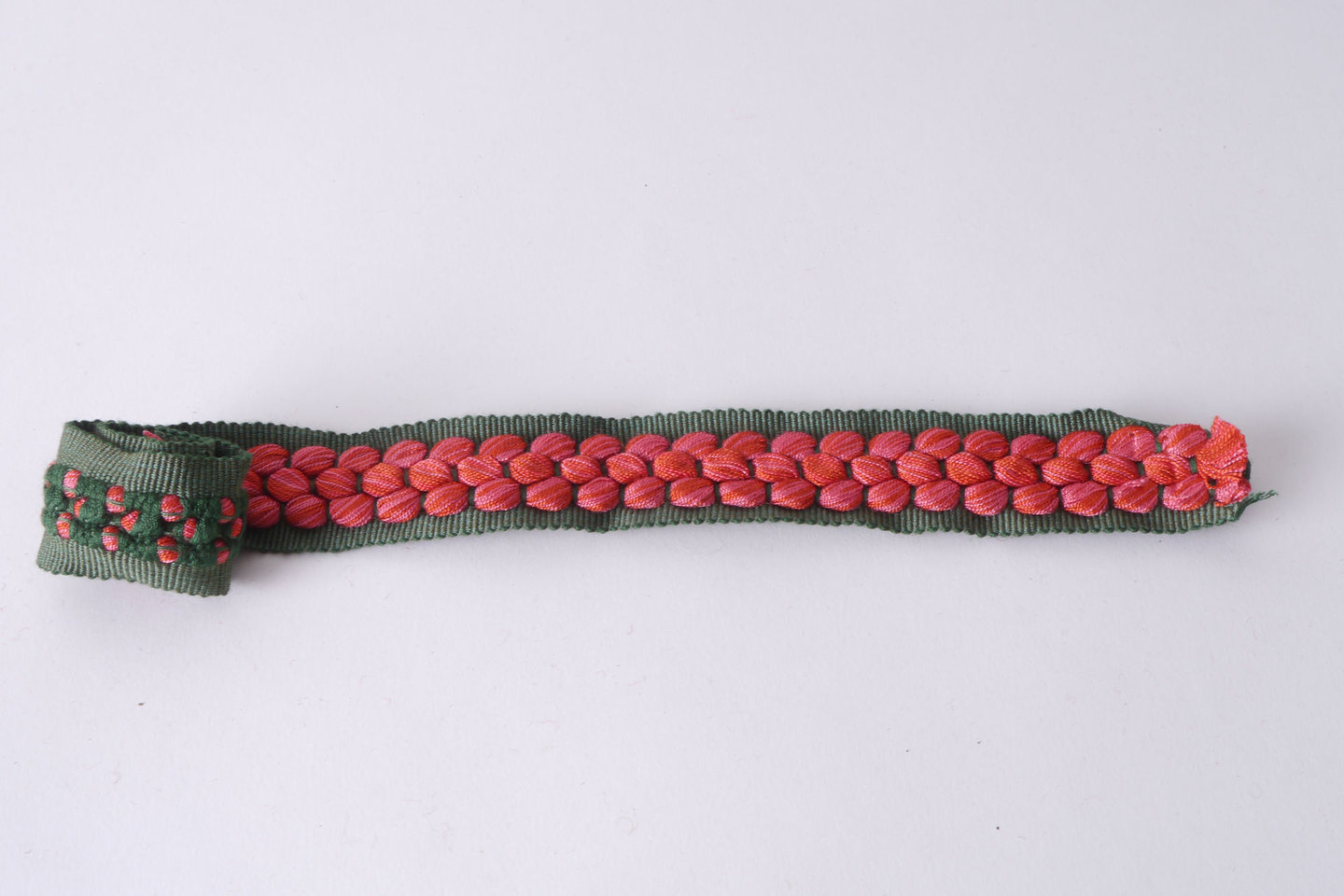 Galon of boord als onderdeel voor het vervaardigen van passement