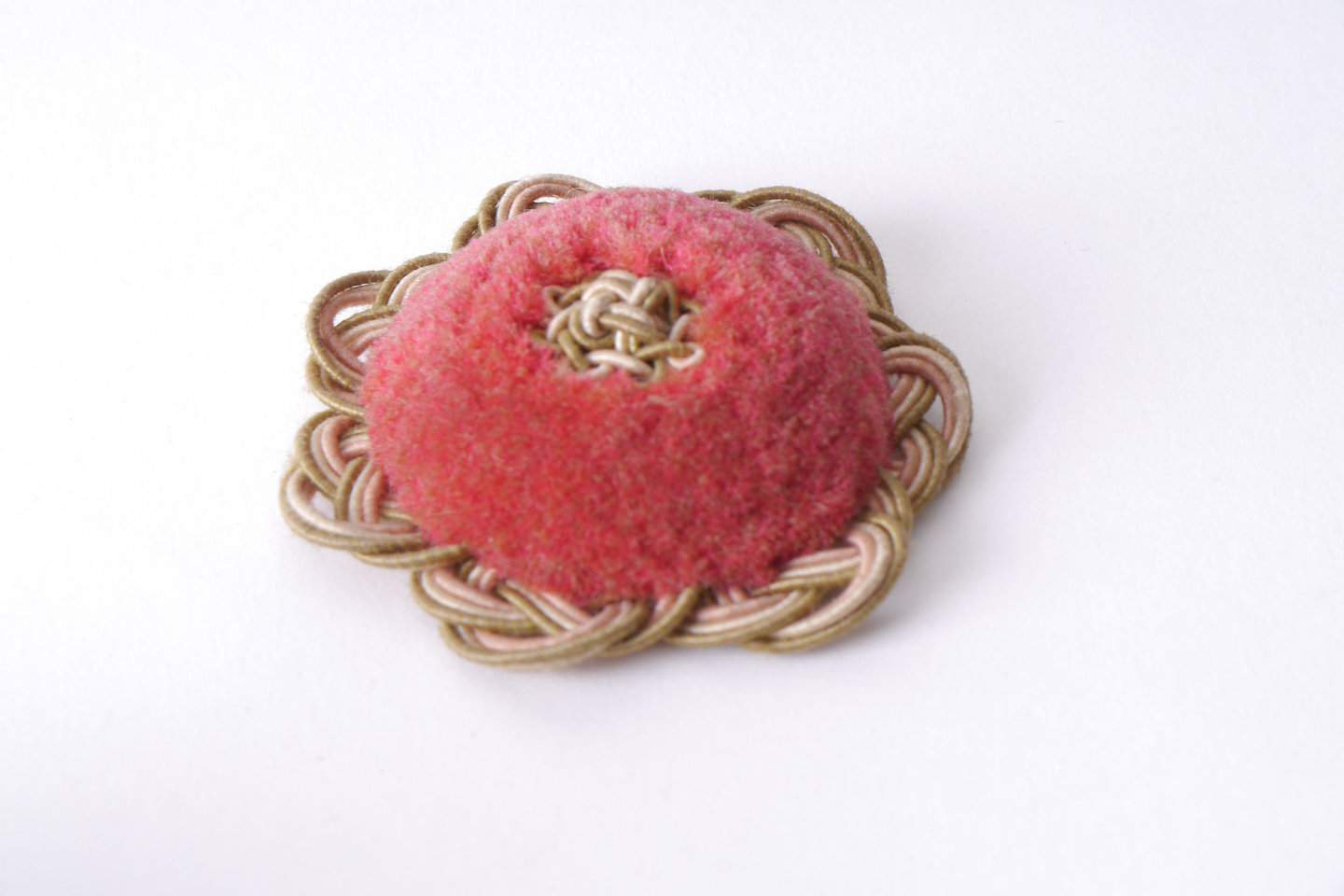 Macaron of rozet als onderdeel voor het vervaardigen van passement