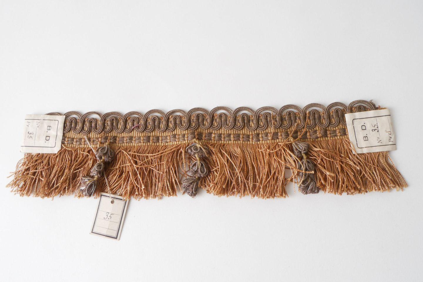 Effilé als onderdeel voor het vervaardigen van passement