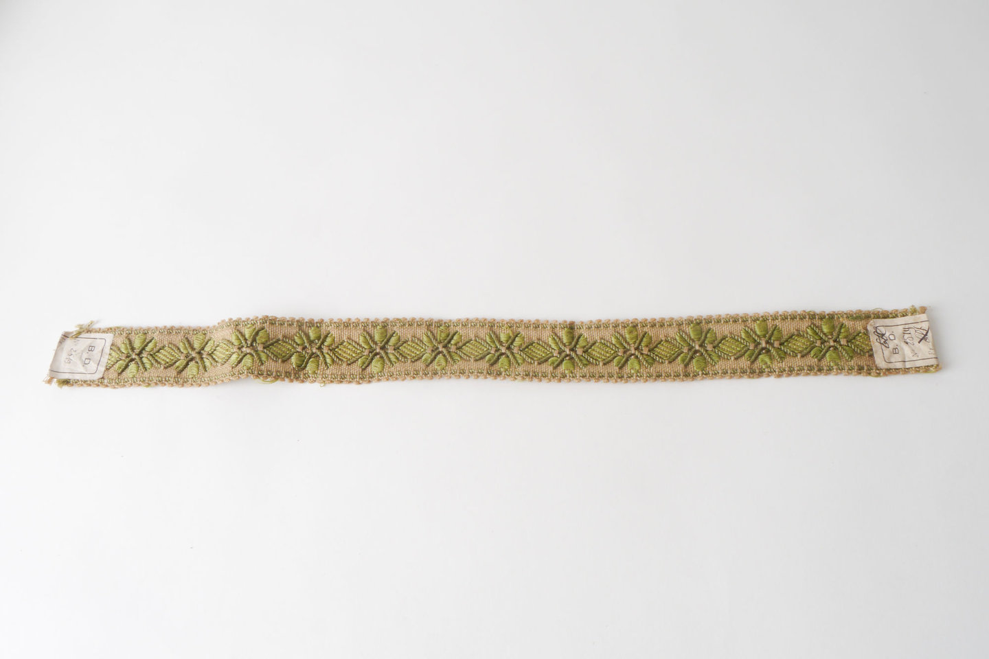 Galon of boord als onderdeel voor het vervaardigen van passement